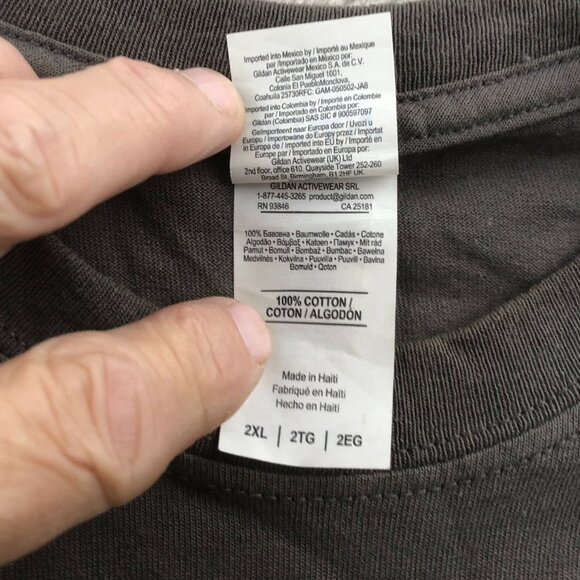 Gildan Mens T-Shirt Size 2XL Bentley Warren Racing Graphic Tee Ultra Cotton Y2K - Picture 6 of 10